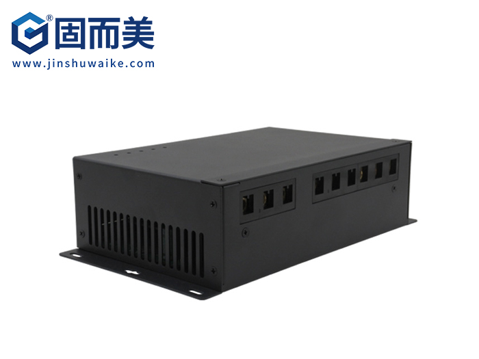 路由器外殼新款|工業(yè)交換機外殼|PCB板來樣定制加工|固而美金屬鈑金加工來圖定制|