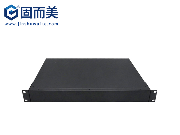 1u工業(yè)機(jī)箱|19英寸標(biāo)準(zhǔn)機(jī)箱|表面噴塑處理|固而美鈑金加工廠家|外殼定制